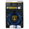 Dunlop - Bicycle cable lock with combination (Blue)