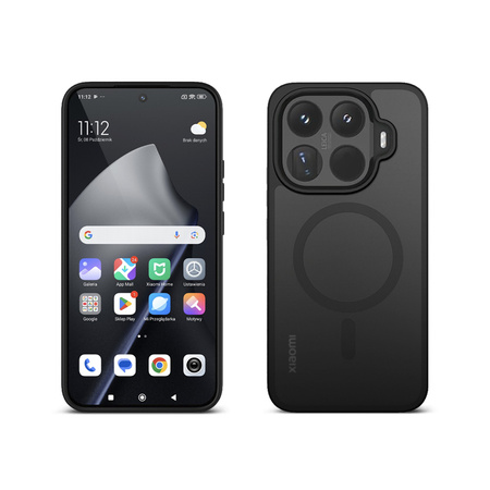 Crong Hybrid Matte Magnetic - kryt MagSafe pro Xiaomi 15T Pro (černý)