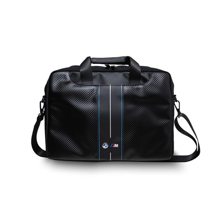 BMW Carbon Blue Stripes - 16" Notebook Bag (black)