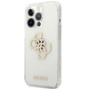 Coque Guess Glitter 4G Big Logo - iPhone 13 Pro Case (Transparent)