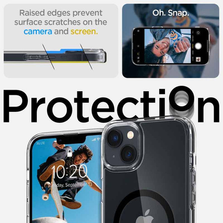 Spigen Ultra Hybrid MagSafe - Hülle für iPhone 14 (Schwarz)