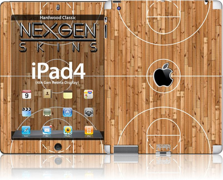 Nexgen Skins - sada skinů pro iPad 2/3/4 s 3D efektem (Hardwood Classic 3D)