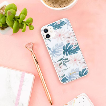 Crong Flower Case - Coque pour iPhone 12 Mini (Motif 01)