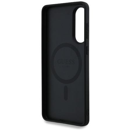 Guess 4G Ring Classic Logo MagSafe - Case Samsung Galaxy S25 Edge (black)