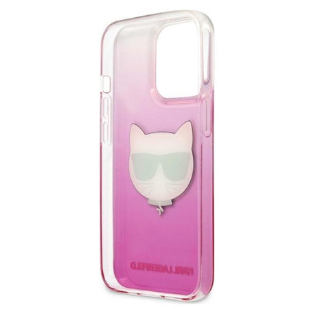 Karl Lagerfeld Choupette Head - Coque iPhone 13 Pro (rose)