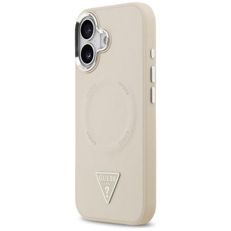 Guess Triangle Logo MagSafe - Case iPhone 17 (Beige)