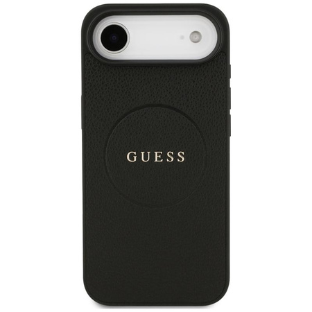 Guess Grained Ring MagSafe - Case iPhone Air (black)