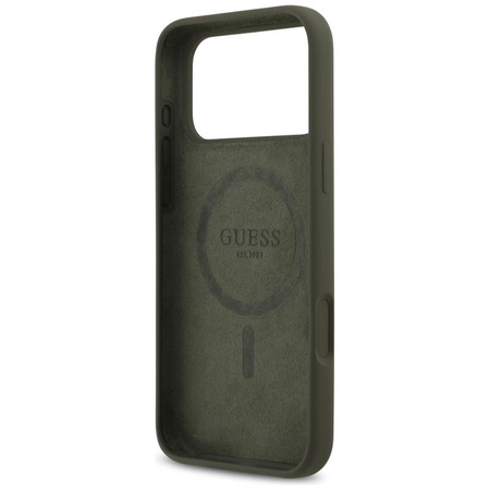 ETUI DO IPHONE 17 PRO MAX do MAGSAFE GUESS ZIELONE ORYGINALNE MAGNETYCZNE