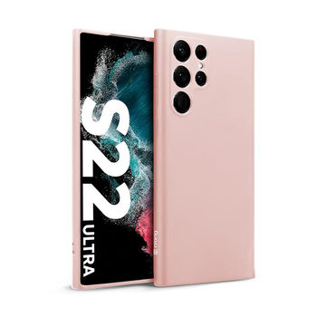 Crong Color Cover - Étui Samsung Galaxy S22 Ultra (rose)