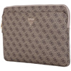 Guess 4G Zipper Pocket Triangle Logo Sleeve - Etui na notebooka 14" (brązowy)