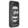 Karl Lagerfeld Embossed Case Karl & Choupette - Case iPhone SE 2020 / 8 / 7 (black)