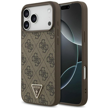 ETUI DO IPHONE 17 PRO MAX do MAGSAFE GUESS BRĄZOWE ORYGINALNE ELEGANCKIE