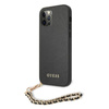 Guess Saffiano Chain - iPhone 12 / iPhone 12 Pro Case (black)