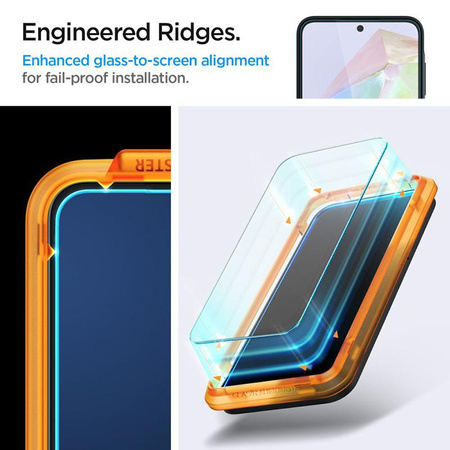 Spigen Alm Glas.TR 2-Pack - Szkło hartowane do Samsung Galaxy A35 5G (Przezroczysty)