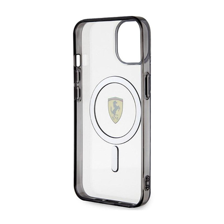 Ferrari Outline Magsafe - iPhone 14 Plus Case (Transparent)