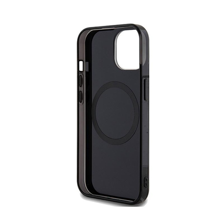 Mercedes Double Layer Crossed Lines MagSafe - iPhone 15 Case (noir)