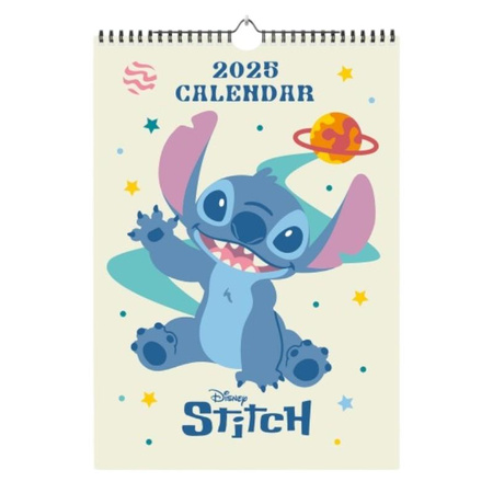 Disney Stitch - Calendrier mural 2025 (30 x 42 cm)