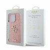 Coque Guess Fixed Glitter Big 4G - iPhone 16 Pro Max (rose)