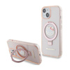 Hello Kitty Ring Stand Glitter Electrop Logo MagSafe - iPhone 15 / 14 / 13 Case (pink)