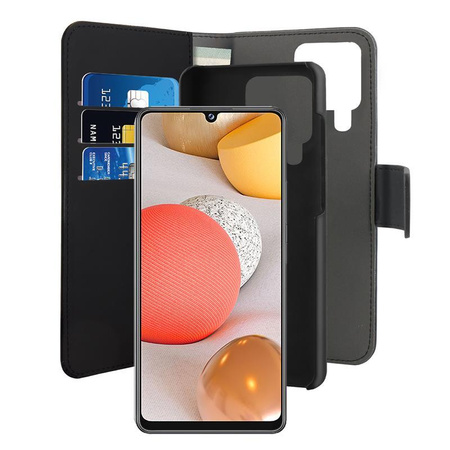 PURO Wallet Detachable - Etui 2w1 Samsung Galaxy A42 5G (czarny)