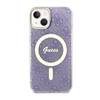 Guess 4G MagSafe - Etui iPhone 14 Plus (Purpurowy)