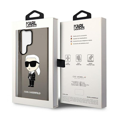 Karl Lagerfeld IML NFT Ikonik - Pouzdro pro Samsung Galaxy S23 Ultra (černé)