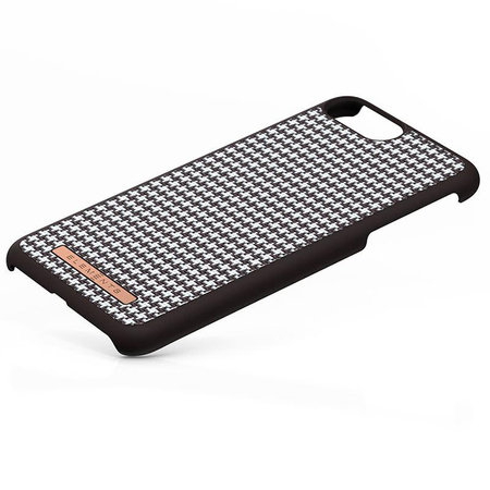 Nordic Elements Saeson Idun - Materiálové pouzdro pro iPhone 8 Plus / 7 Plus / 6s Plus / 6 Plus (tmavě hnědý vzor 2)
