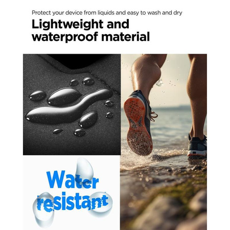 Spigen A703 Dynamic Shield Armband - Tasche / Sportarmband für Smartphones bis zu 6,9" (schwarz)