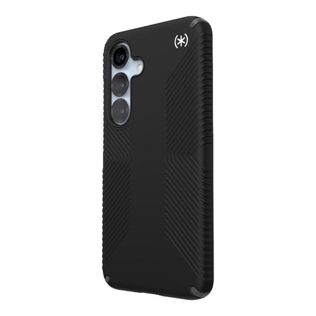 Speck Presidio2 Grip - Samsung Galaxy S25 / S24 Tasche (Schwarz/Schiefergrau/Weiß)