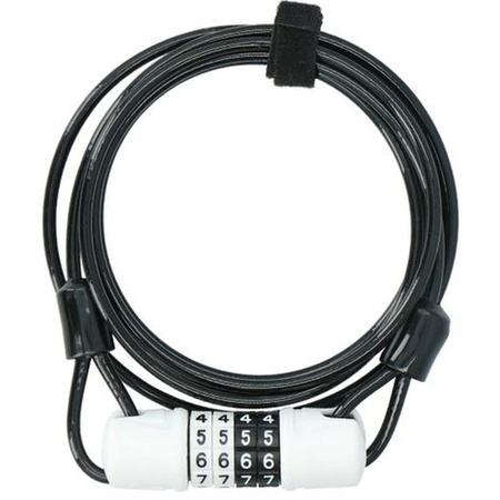 Dunlop - Cipher Kabel-Fahrradschloss (Grau)