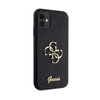 Guess Glitter Script Big 4G - iPhone 11 Tasche (schwarz)