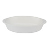 Alpina - Ceramic Oven-Resistant Baking Dish, Oval, 20x12x5 cm, 470 ml (White)