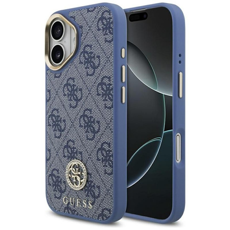 Guess 4G Strass Logo MagSafe - Case iPhone 17 (Blue)