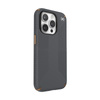 Speck Presidio2 Grip - Coque pour iPhone 15 Pro (Gris anthracite / Bronze froid / Blanc)
