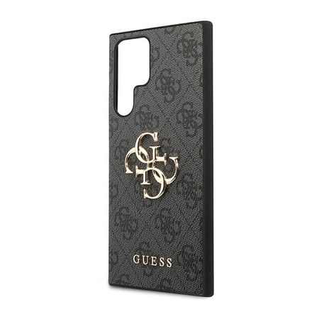 Guess 4G Big Metal Logo - Samsung Galaxy S23 Ultra Tasche (grau)