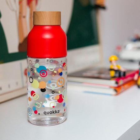 Quokka Ice Kids - 570 ml-es tritán vizes palack (Dots)