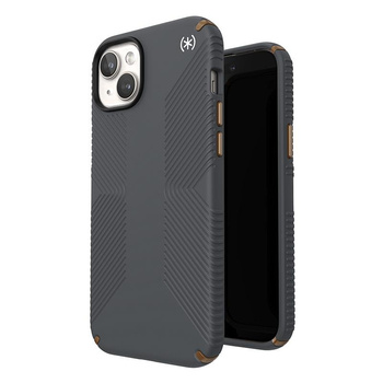 Speck Presidio2 Grip Magsafe - pouzdro pro iPhone 15 Plus / iPhone 14 Plus (Charcoal Grey / Cool Bronze / White)
