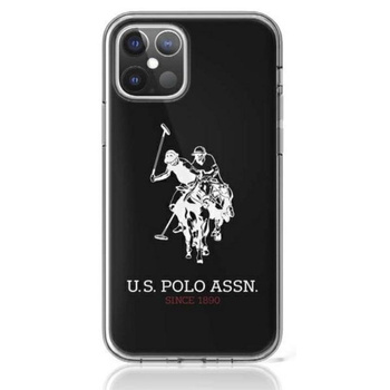 US Polo Assn Big Double Horse Logo - iPhone 12 / iPhone 12 Pro Case (black)