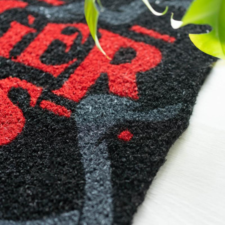 WYCIERACZKA POD DRZWI WEWNĘTRZNA, Kokosowa, z Napisem Stranger Things