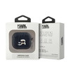 Karl Lagerfeld Monogram Karl & Choupette Head - pouzdro na AirPods 3 (černé)