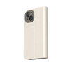 Moshi Overture MagSafe - Leather 3-in-1 iPhone 15 flip case (Eggnog White)