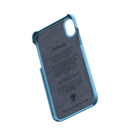 Nordic Elements Saeson Idun - Materiałowe etui iPhone Xs / X (Petrol)