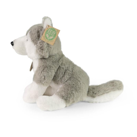 MASKOTKA PLUSZOWA PIES HUSKY REALISTYCZNY 23 cm RAPPA ECO HASKI DLA DZIECKA