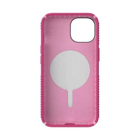 Speck Presidio2 Grip MagSafe - Antypoślizgowe etui iPhone 14 / iPhone 13 (Digitalpink / Blossompink / White)