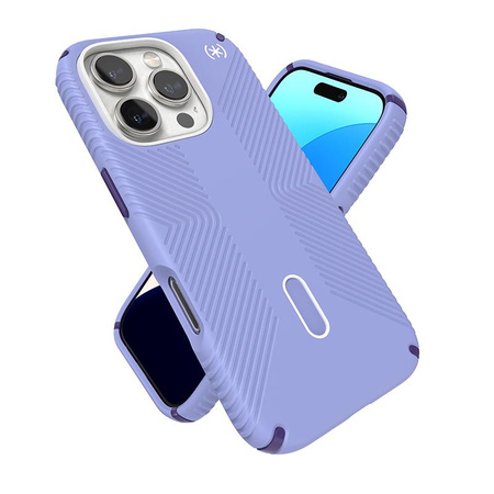 Speck Presidio2 Grip ClickLock & MagSafe - pouzdro pro iPhone 16 Pro (Future Lavender / Cassis Purple / White)