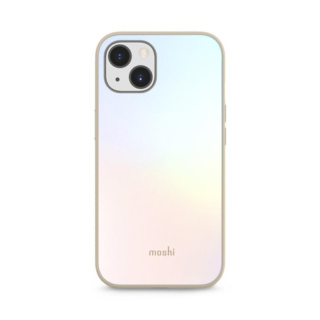 Moshi iGlaze Slim Hardshell Case - iPhone 13 Hülle (SnapTo System) (Astral Silber)