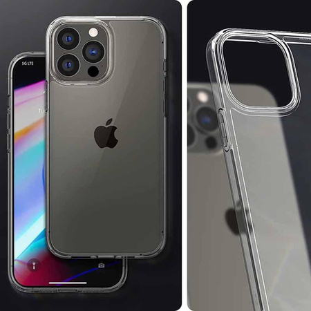 Spigen Ultra Hybrid - Coque pour iPhone 13 Pro Max (Transparent)