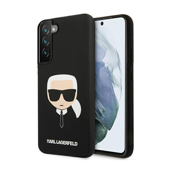 Karl Lagerfeld Silicone Ikonik Karl`s Head - Samsung Galaxy S22+ Case (black)