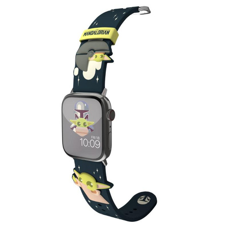 Star Wars - Armband für Apple Watch 38/40/41/42/44/45/49 mm (Der Mandalorianer Grogu Using The Force 3D)