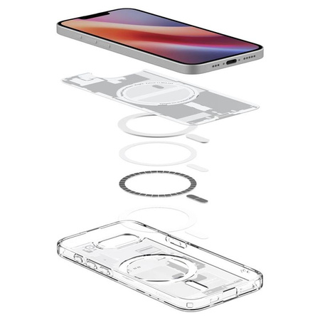 Spigen Ultra Hybrid MagSafe - Case for iPhone 16e (Zero One White)
